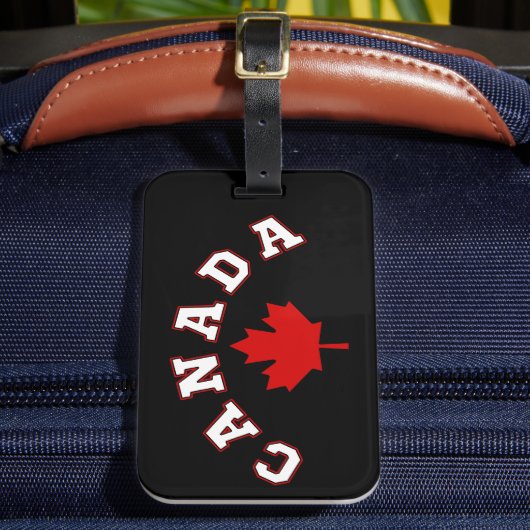 Esdoornblad Canada Bagagelabel (Voorkant Insitu 2)