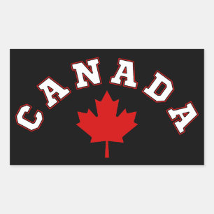 Esdoornblad Canada Rechthoekige Sticker