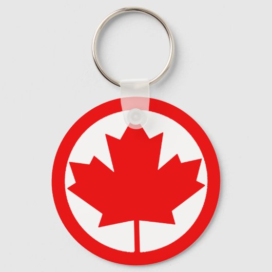 Esdoornblad Canada Sleutelhanger (Voorkant)