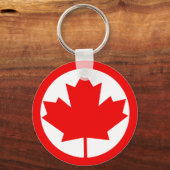 Esdoornblad Canada Sleutelhanger (Voorkant)
