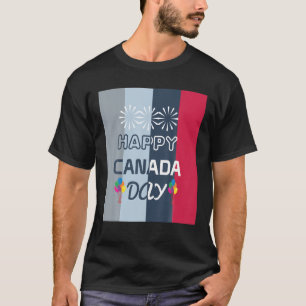 Esdoornblad Dier Canadese Feest Vlag Canada T-shirt