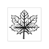 Esdoornblad illustratie rubberstempel (Afrduk)
