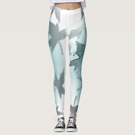 Esdoornblad-Leggings Leggings (Voorkant)
