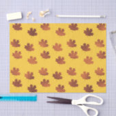 Esdoornblad (ontwerp 38 geel/Sinaasappel serie) Tissuepapier (Craft)