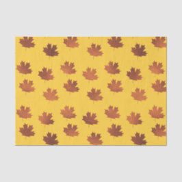 Esdoornblad (ontwerp 38 geel/Sinaasappel serie) Tissuepapier