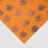 Esdoornblad (ontwerp 39 geel/Sinaasappel serie) Tissuepapier (Detail)