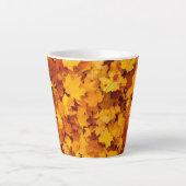 Esdoornblad Patroon-25877 Latte Mok (Voorkant)