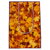 Esdoornblad Patroon-25877 Medium Cadeauzakje (Achterkant)