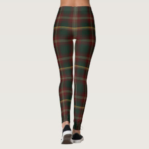 Esdoornblad Plaidpatroon, Leggings