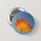 esdoornblad ronde button 5,7 cm (Voorkant /achterkant)