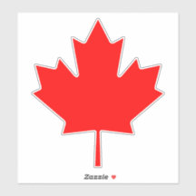 Esdoornblad stickerblad vinyl decal | Product van 