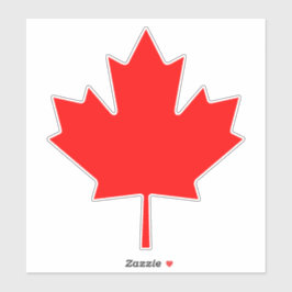 Esdoornblad stickerblad vinyl decal | Product van  Sticker