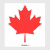 Esdoornblad stickerblad vinyl sticker | Product va (Vel)