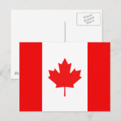 Esdoornblad Symbool Canadese Vlag Briefkaart (Voorkant / Achterkant)