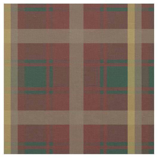 esdoornblad tartan stof (Close Up)