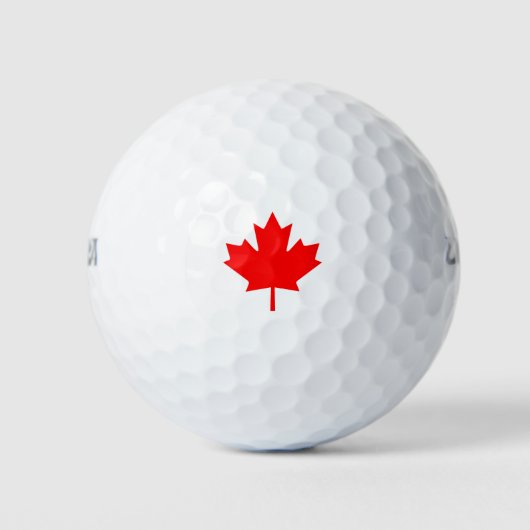 Esdoornblad van Canada Golfballen (Voorkant)