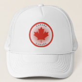Esdoornblad van Canada in cirkelvorm Trucker Pet (Voorkant)