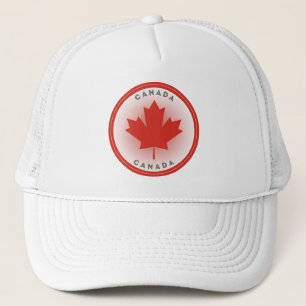 Esdoornblad van Canada in cirkelvorm Trucker Pet