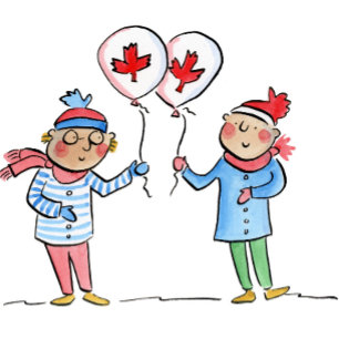 esdoornbladballonnen briefkaart