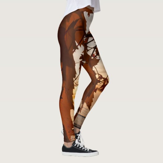 Esdoornbladeren leggings (Rechts)