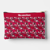 Esdoornbladeren op houtskool - KLEINE accessoire z Etui (Achterkant)