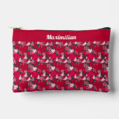 Esdoornbladeren op houtskool - KLEINE accessoire z Etui (Voorkant)