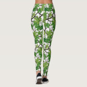 Esdoornbladeren op wit leggings (Achterkant)