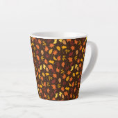 Esdoornbladeren patroon-45947 latte mok (Rechterhoek)