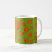 Esdoornbladeren Patroon Koffiemok (Voorkant rechts)