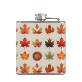 esdoornbladkolf heupfles (Achterkant)