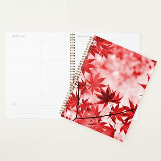 Esdoornbomen bladeren ontwerp planner (Display)