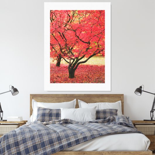 Esdoornbomen Canvasprint Canvas Afdruk (Insitu (Slaapkamer))