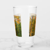 Esdoornbomen in de herfst Natuurfotografie Glas (Links)