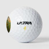 Esdoornbomen in de herfst Natuurfotografie Golfballen (Logo)