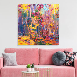 Esdoornboompjes oktober | Tom Thomson | Canvas Afdruk