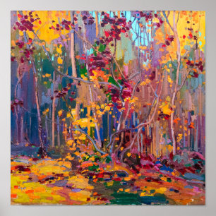 Esdoornboompjes oktober Tom Thomson Poster