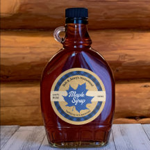 Esdoornsiroop Blauwe Blad Buffalo Geruit Kraft