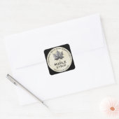 Esdoornsiroop etiket met blad (Envelop)