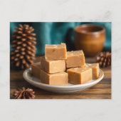 Esdoornsiroop Fudge Recept Briefkaart (Voorkant)