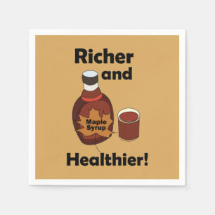 Esdoornsiroop Rijkere En Gezondere Feestje Servet