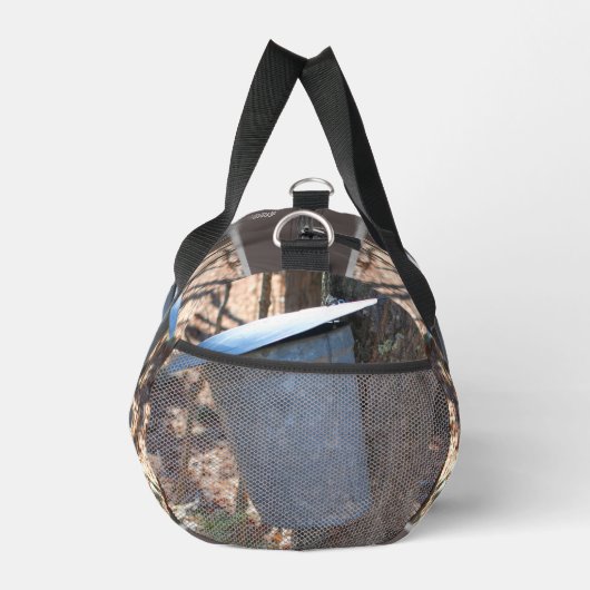 Esdoornsiroop Sap Bucket on Tree Natuur Plunjezak (Rechts)