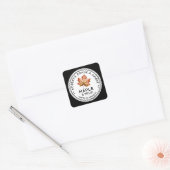 Esdoornsiroop Vierkante Sticker (Envelop)