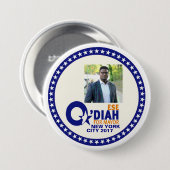 Ese O'Diah voor burgemeester NYC 2017 Ronde Button 7,6 Cm (Voorkant /achterkant)