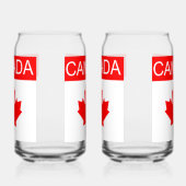 Eseblad van Canada Blikvorm Glas (Links)