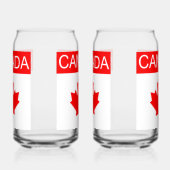 Eseblad van Canada Blikvorm Glas (Rechts)