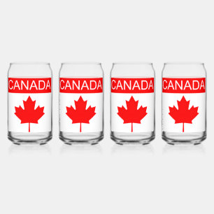 Eseblad van Canada Blikvorm Glas