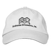 ESEI-zwarte letters Geborduurde Pet (Voorkant)