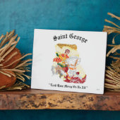 esel met canvas : Saint George Fotoplaat (Zijkant)