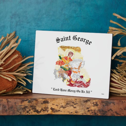 esel met canvas : Saint George Fotoplaat (Zijkant)