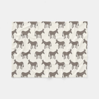 Esel Muster Fleece Deken